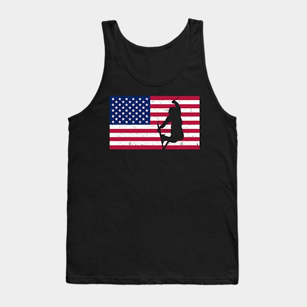 American Freestyle Skiing Fan Tank Top by RJCatch